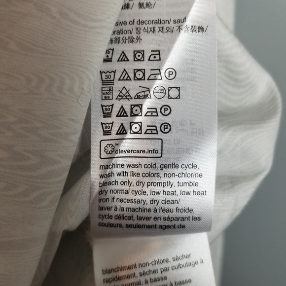 Calvin Klein Mens Cotton Blend Geometric Dress Shirt Brilliant White NWT Large - Picture 11 of 14